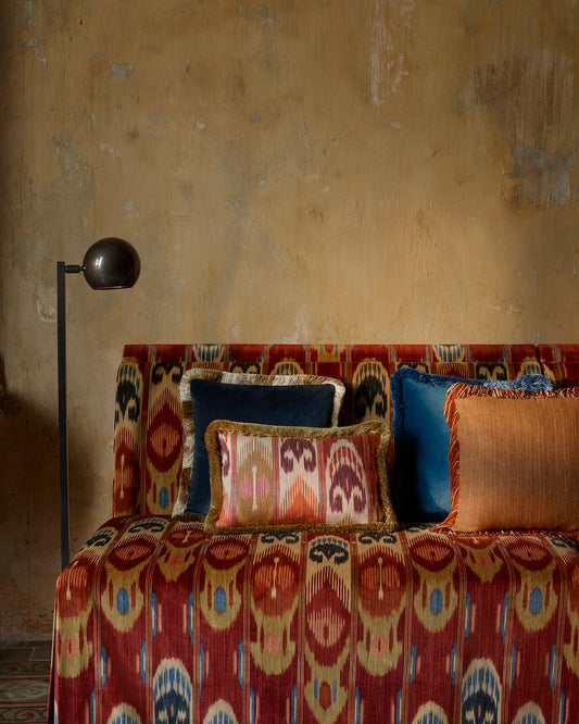 Dining Banquette in Kerala Velvet