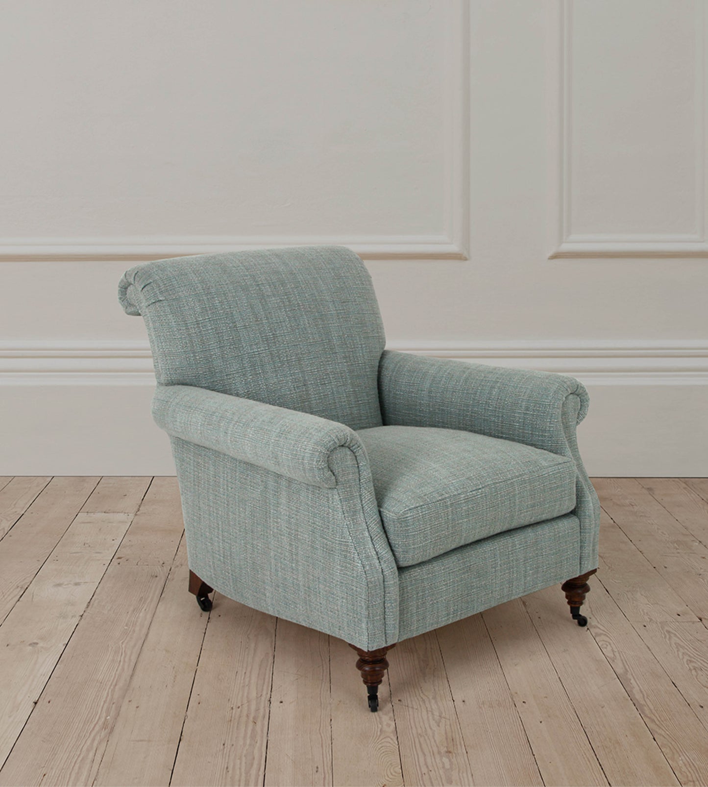 Lucerne Chair in Fabio Sea Glass