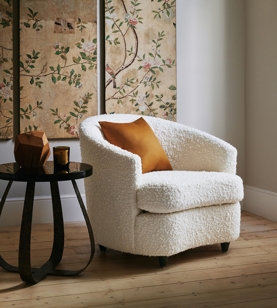 white-boucle