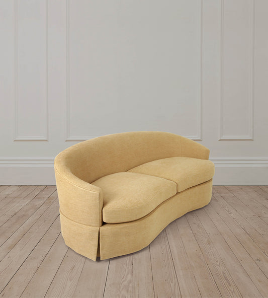 2.5 Seat Hugo Loose Covered Sofa in Machu Honey