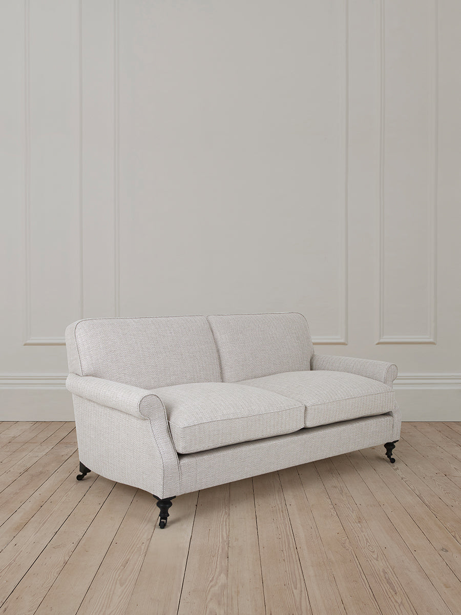2.5 Seater Windsor Sofa in Linen Herringbone Natural