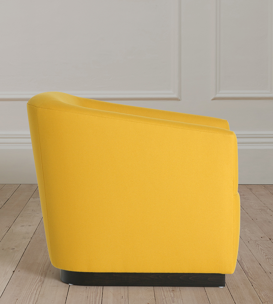 Albany Armchair in Curry Rimini