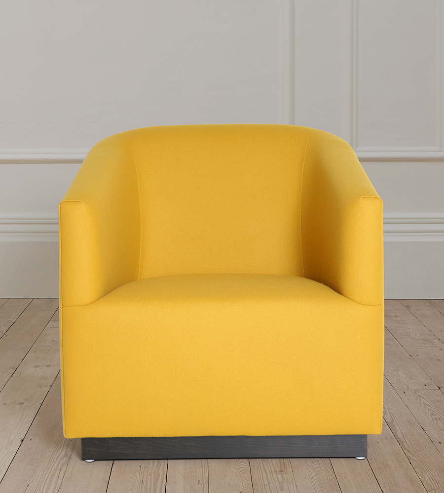 Albany Armchair in Curry Rimini