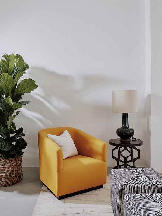 Albany Armchair in Curry Rimini