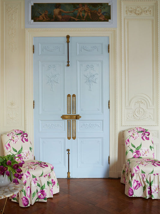 Bespoke Slipper Chair in Polina Fuchsia