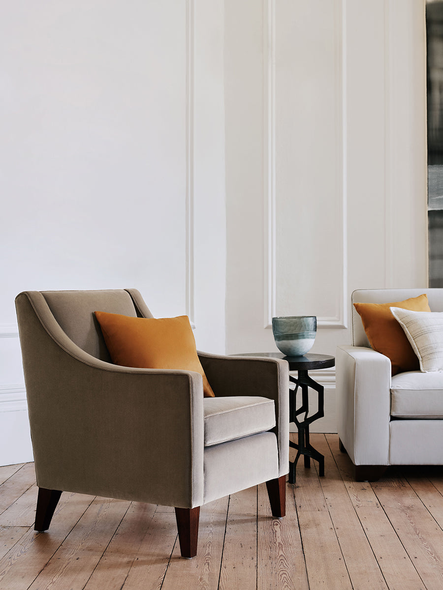 Velvet Claude Armchair