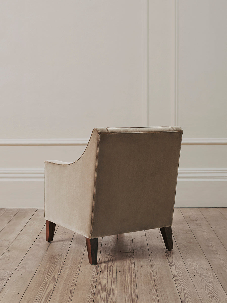 Velvet Claude Armchair