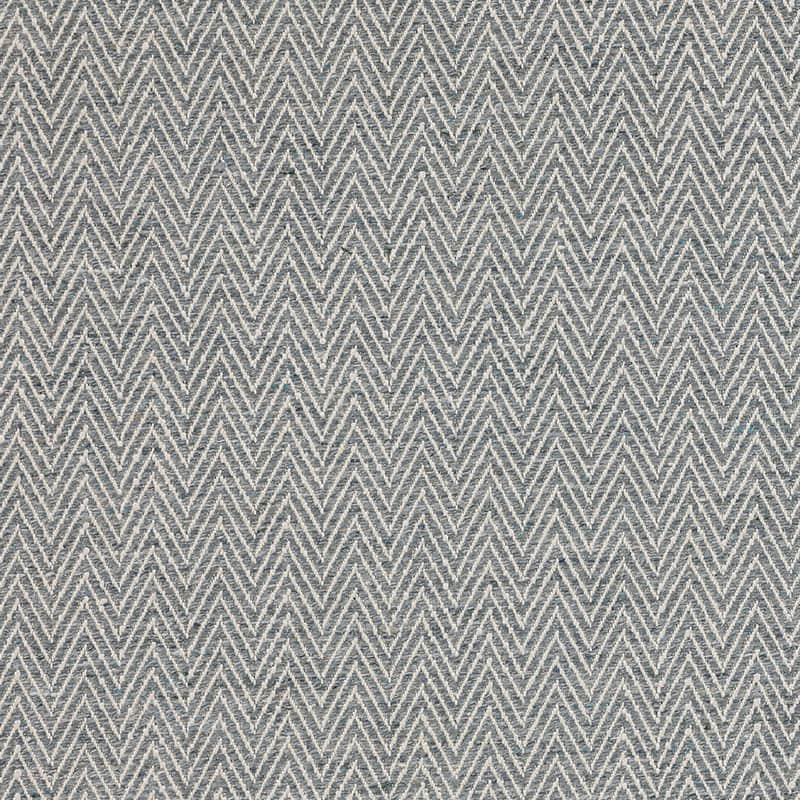 Sample: Old Blue Linen Herringbone