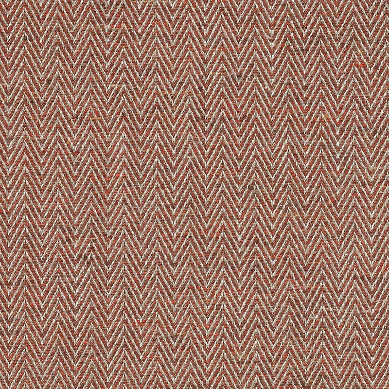 Sample: Red Linen Herringbone