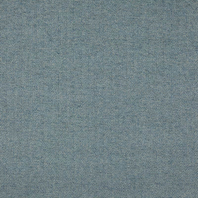 Sample: Tapestry Blue Herringbone
