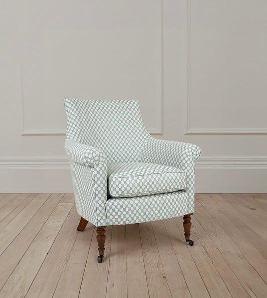 Pollyanna Chair in Radnor Aqua