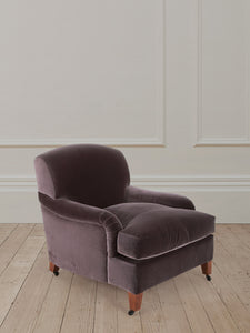 Stratford Armchair in Velvet Plomb