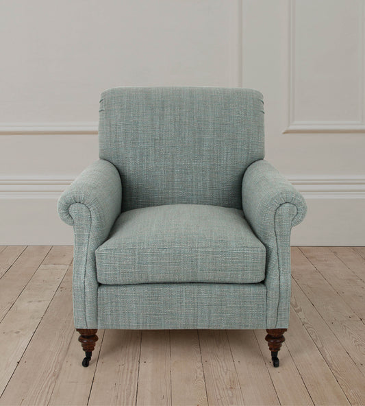 Lucerne Chair in Fabio Sea Glass