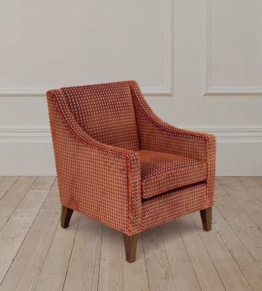 Claude Armchair in Lison Terracotta