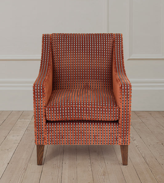 Claude Armchair in Lison Terracotta