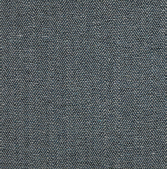 Sample: Blue Linen Herringbone