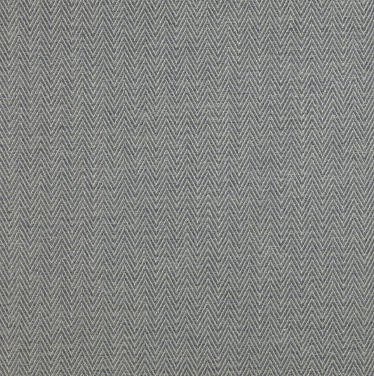 Sample: Vintage Blue Linen Herringbone