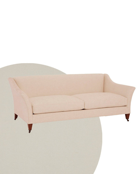 2.5 Seat Fairfax Sofa with Skirt in Twill Ivory