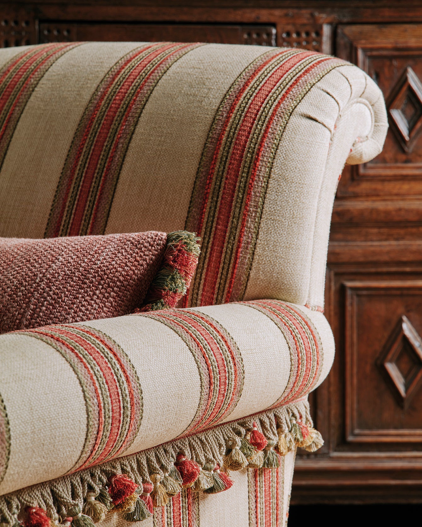 Lucerne Chair in Gilbert Stripe