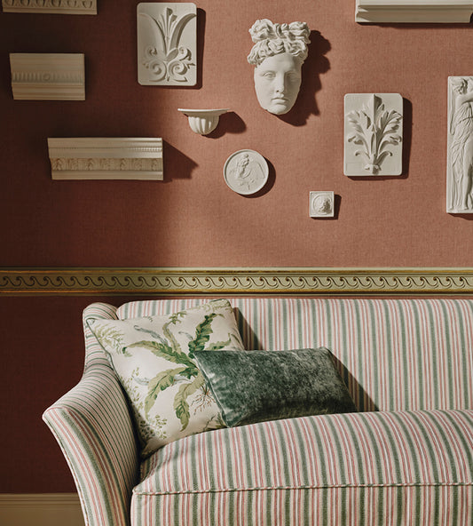 Skirted Fairfax Sofa in Dorney Stripe