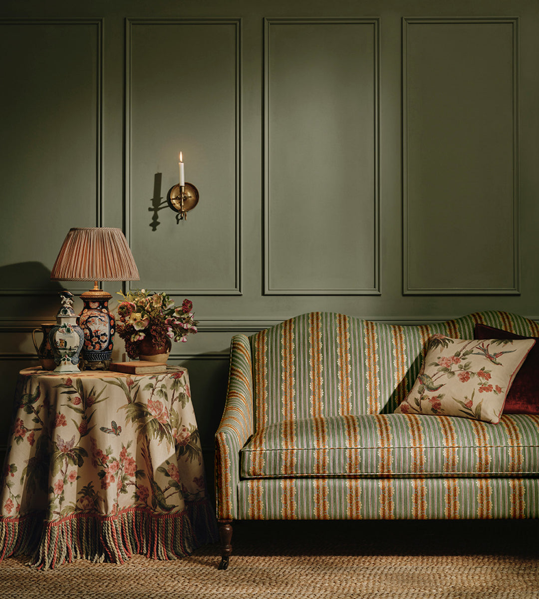 Olivia Sofa in Silvano Stripe