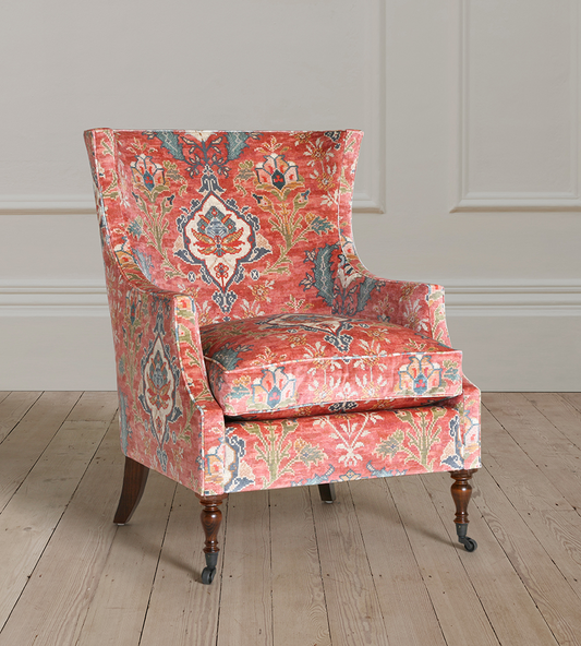 Marbury Armchair in Floriana Velvet