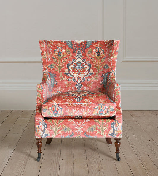 Marbury Armchair in Floriana Velvet