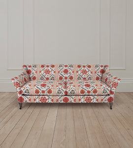 2.5 Seat Fairfax Sofa in Tamarind Antique Red