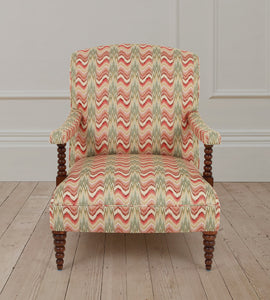 Clancey Armchair in Dexter Red/Green