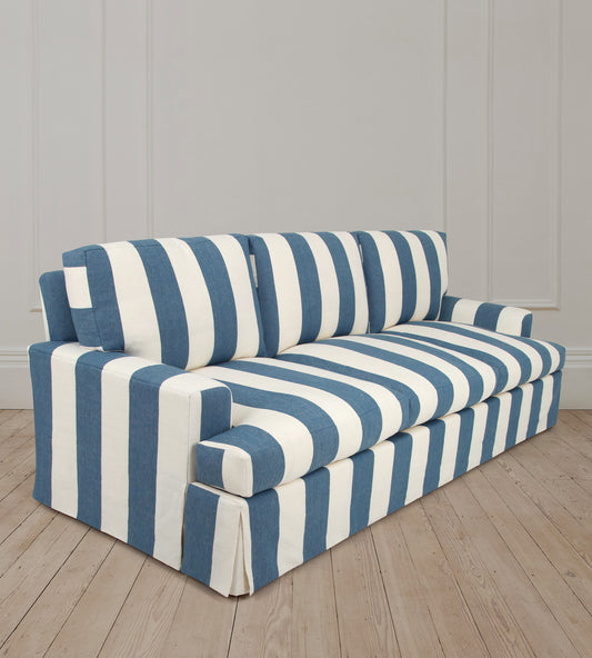 3 Seater Hampton Sofa in Deauville Mer