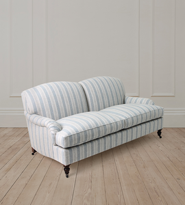 2.5 Seater Stratford Sofa in Olney Stripe Old Blue