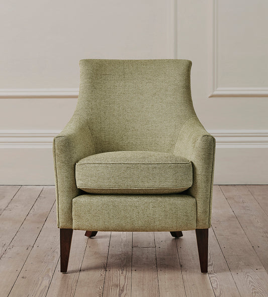Berkeley Armchair in Herringbone Sage