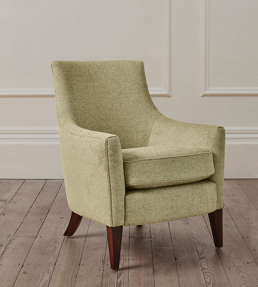 Berkeley Armchair in Herringbone Sage