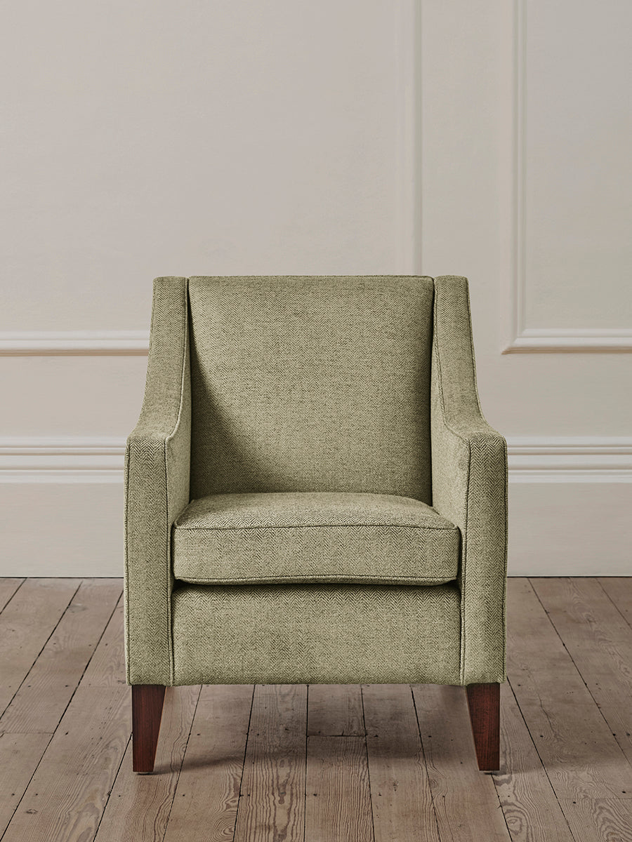 Claude Armchair in Herringbone Sage