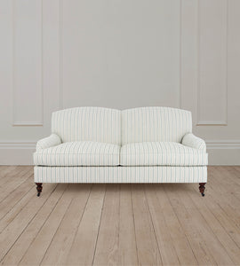 2.5 Seater Stratford Sofa in Seaton Stripe Old Blue