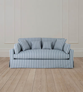 2.5 Seater Eaton Sofa in Amos Stripe Blue