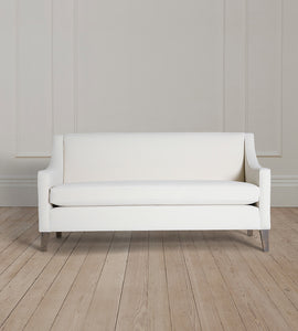 2.5 Seat Claude Sofa in Emile Off White Velvet