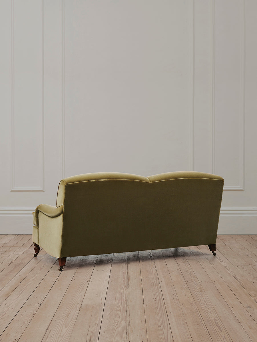 2.5 Seat Khaki Velvet Sofa