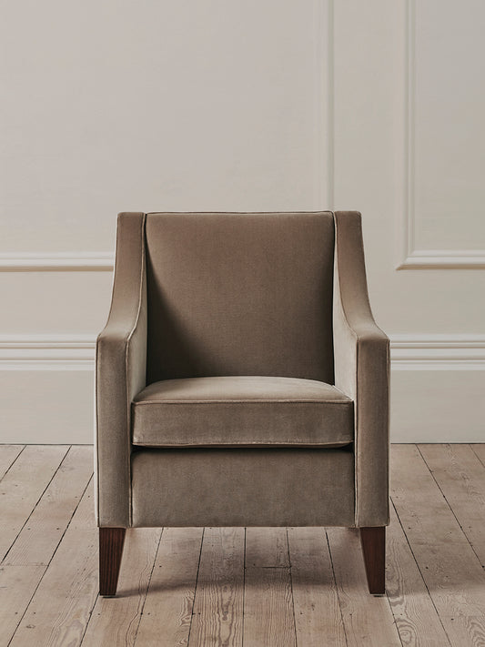 Velvet Claude Armchair