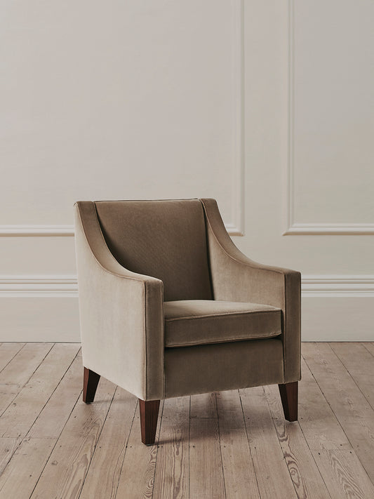 Velvet Claude Armchair