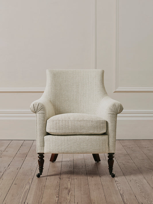 Pollyanna Natural Herringbone Armchair